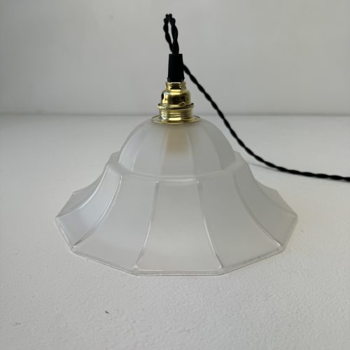 PAIRE SUSPENSIONS ART-DECO / ref : L2075
