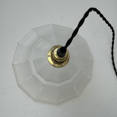 PAIRE SUSPENSIONS ART-DECO / ref : L2075