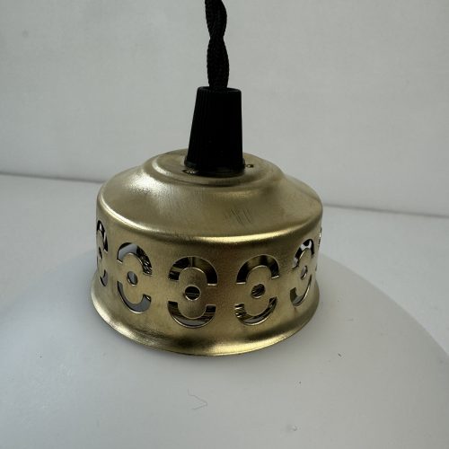 PAIRE DE SUSPENSIONS  EN OPALINE / ref : L2019