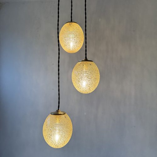 LUSTRE CASCADE 3 GLOBES  / ref : L2118