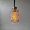PAIRE DE SUSPENSIONS EN VERRE / ref : L2193