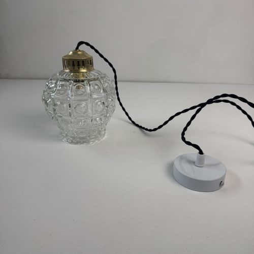 LOT 3 SUSPENSIONS EN VERRE BULLE / ref : L1928