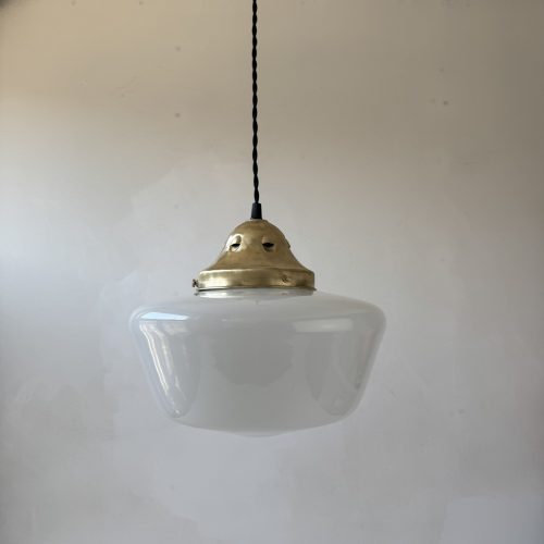 SUSPENSION EN OPALINE XL 26 CM / ref : L1959