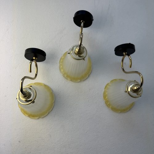 LOT 3 APPLIQUES VINTAGE BICOLORE / ref : L2202