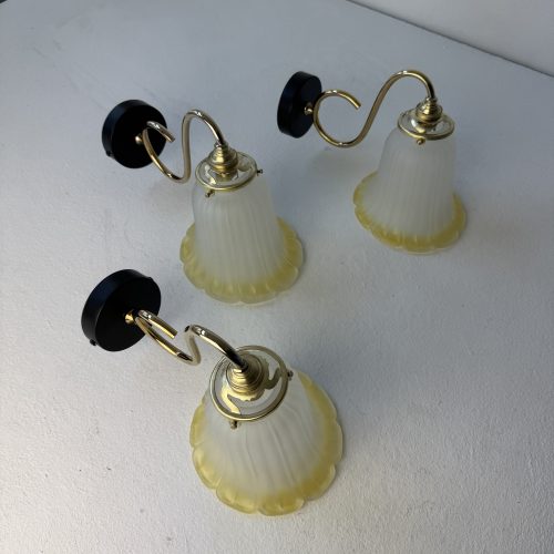 LOT 3 APPLIQUES VINTAGE BICOLORE / ref : L2202
