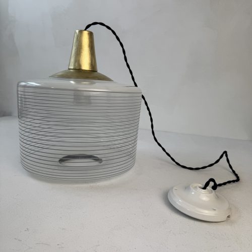 SUSPENSION EN VERRE 1960 / ref : L2239