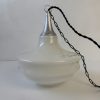 SUSPENSION EN OPALINE ART-DECO / ref : L2116