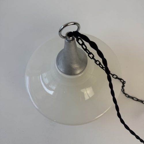 SUSPENSION EN OPALINE ART-DECO / ref : L2116