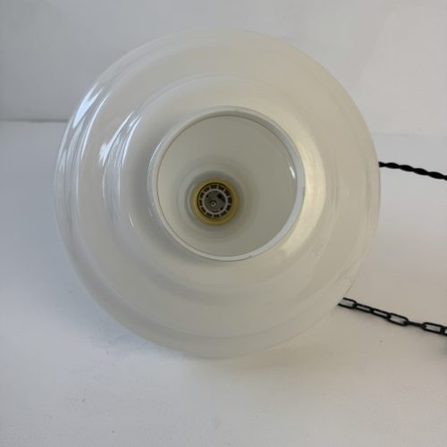 SUSPENSION EN OPALINE ART-DECO / ref : L2116