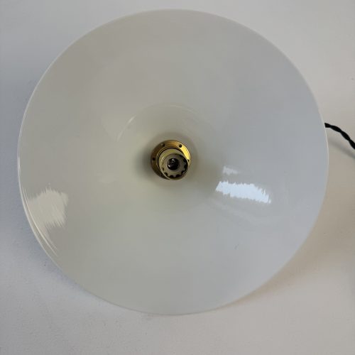 SUSPENSION CONIQUE EN OPALINE  / Ref: L2226