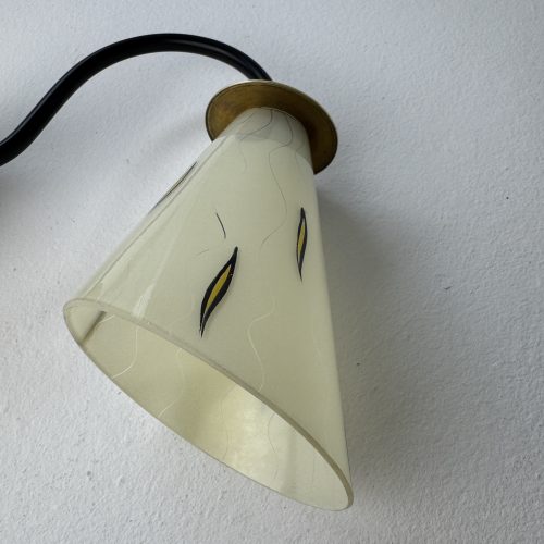 PAIRE D'APPLIQUES VERRE VINTAGE / ref : L2161