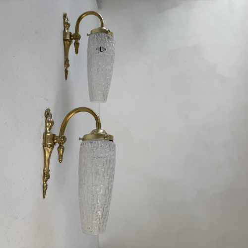 PAIRE D'APPLIQUES VINTAGE  / ref : L2171