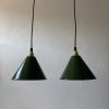 LOT 2 SUSPENSIONS CONIQUES VERTES / ref : L2215