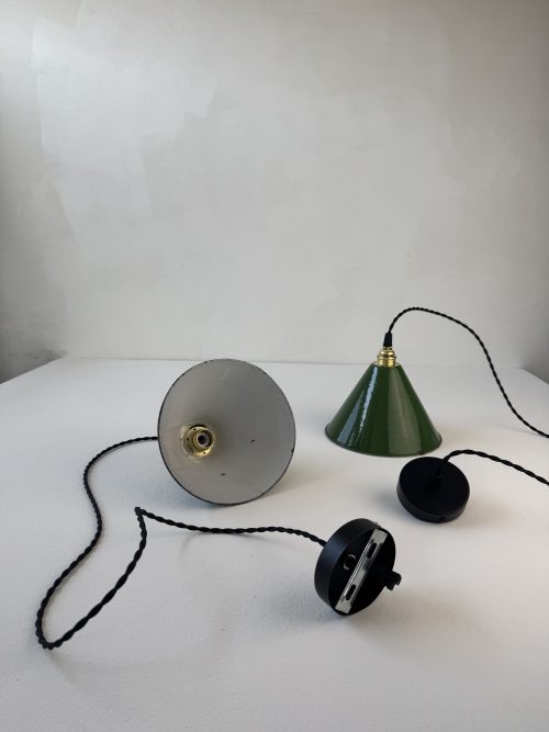 LOT 2 SUSPENSIONS CONIQUES VERTES / ref : L2215
