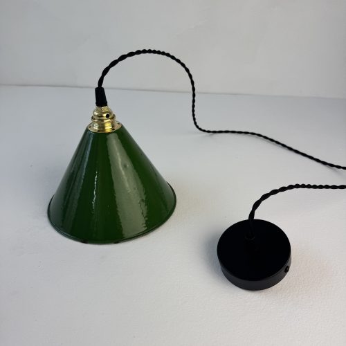 LOT 2 SUSPENSIONS CONIQUES VERTES / ref : L2215