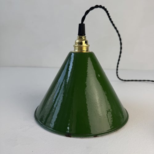 LOT 2 SUSPENSIONS CONIQUES VERTES / ref : L2215