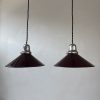LOT 2 SUSPENSIONS CONIQUES MARRON / ref : L2220
