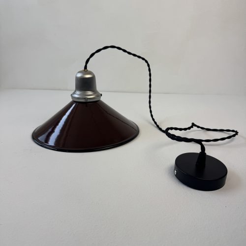 LOT 2 SUSPENSIONS CONIQUES MARRON / ref : L2220