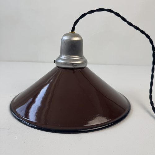 LOT 2 SUSPENSIONS CONIQUES MARRON / ref : L2220