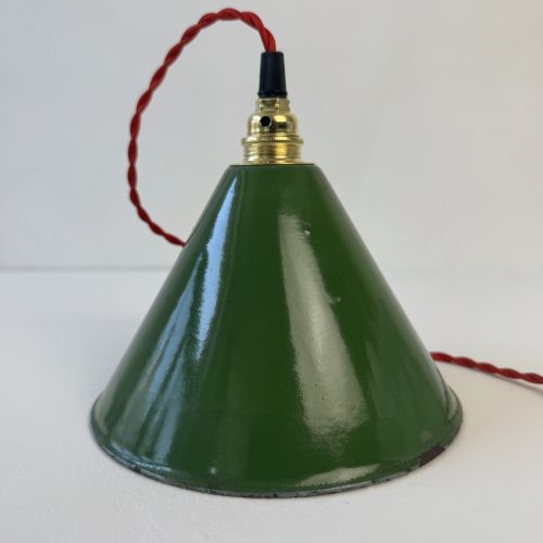 LOT 2 SUSPENSIONS CONIQUES VERTES / ref : L2223