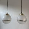 PAIRE SUSPENSIONS VERRE GRANITE / ref : L2221
