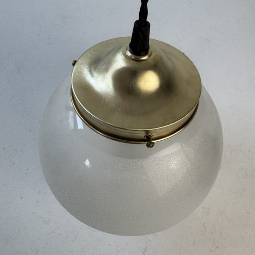 PAIRE SUSPENSIONS VERRE GRANITE / ref : L2221