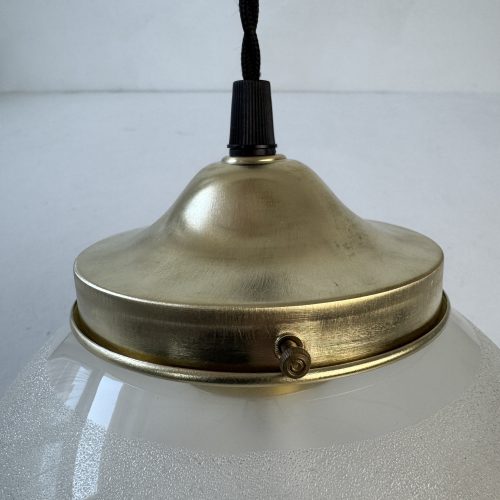 PAIRE SUSPENSIONS VERRE GRANITE / ref : L2221