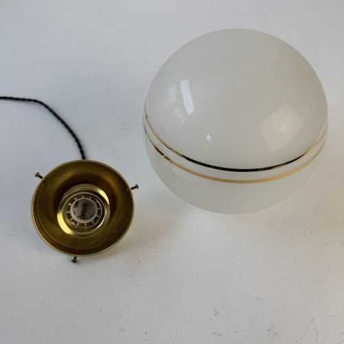 PAIRE SUSPENSIONS VERRE GRANITE / ref : L2221