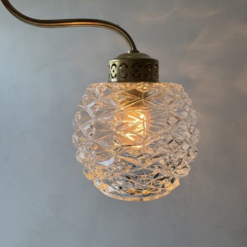 PAIRE D'APPLIQUES VERRE MOULE / ref : L2240