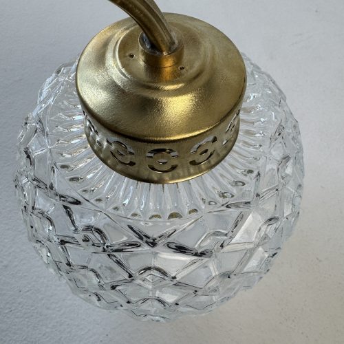 PAIRE D'APPLIQUES VERRE MOULE / ref : L2240