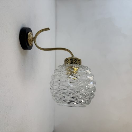 PAIRE D'APPLIQUES VERRE MOULE / ref : L2240