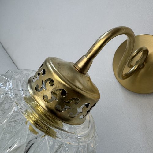 PAIRE D'APPLIQUES VERRE MOULE / ref : L2252