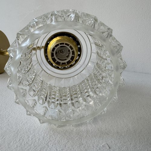 PAIRE D'APPLIQUES VERRE MOULE / ref : L2252