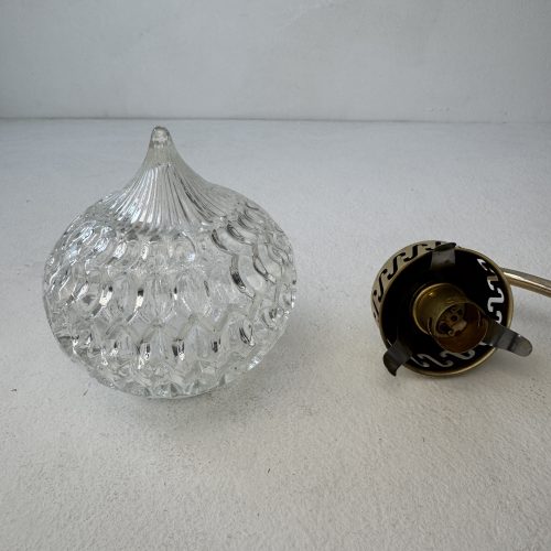 LOT 3 APPLIQUES  EN VERRE 1970  / ref : L2208