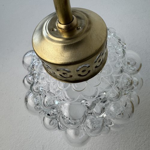 LOT 3 APPLIQUES  EN VERRE BULLE  / ref : L2249