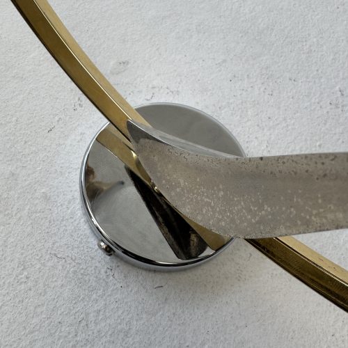APPLIQUE VINTAGE EN OPALINE  / ref : L2256