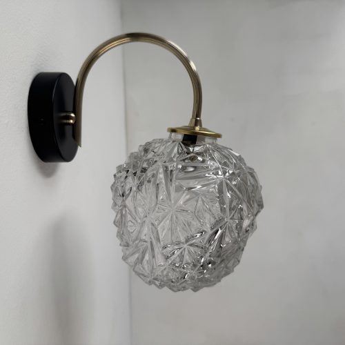 PAIRE D'APPLIQUES VERRE MOULE / ref : L2219