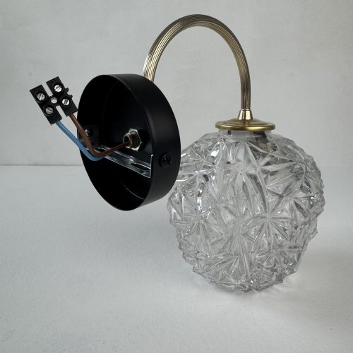PAIRE D'APPLIQUES VERRE MOULE / ref : L2219