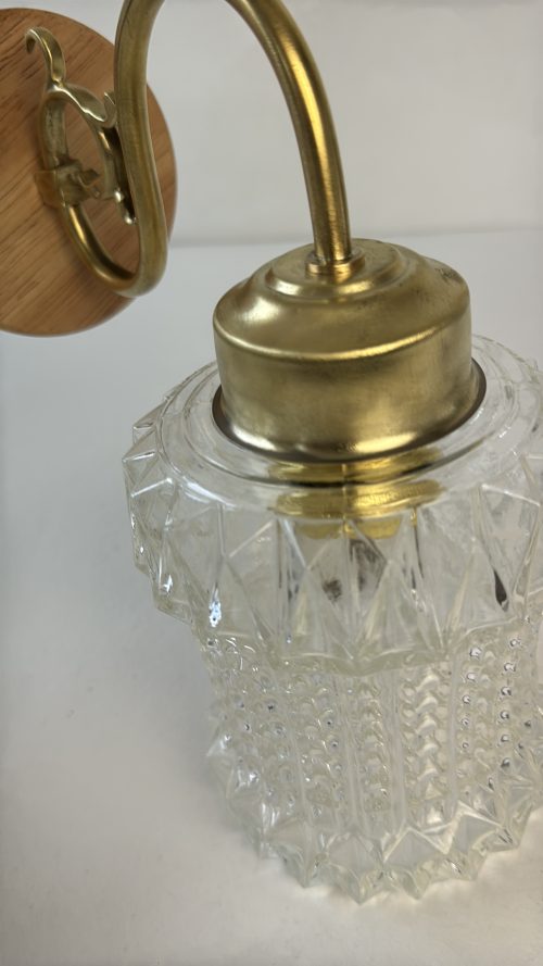 PAIRE D'APPLIQUES VERRE MOULE / ref : L2268