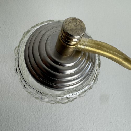 PAIRE D'APPLIQUE EN VERRE BULLE  / ref : L2284