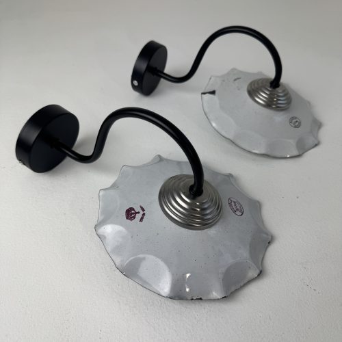 PAIRE D'APPLIQUES D'ATELIER COL DE CYGNE   / ref : L2309