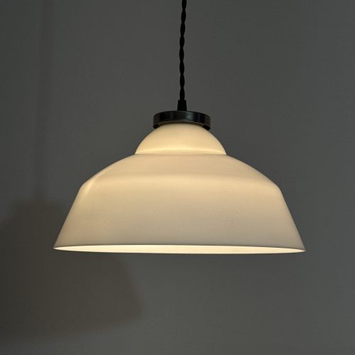 SUSPENSION EN OPALINE 30 CM / ref : L3212