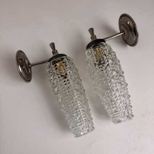 PAIRE D'APPLIQUES "POINTE DE DIAMANT" / ref : L2337