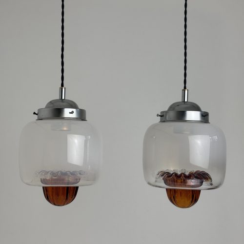 PAIRE SUSPENSIONS "MURANO" / ref : L2354