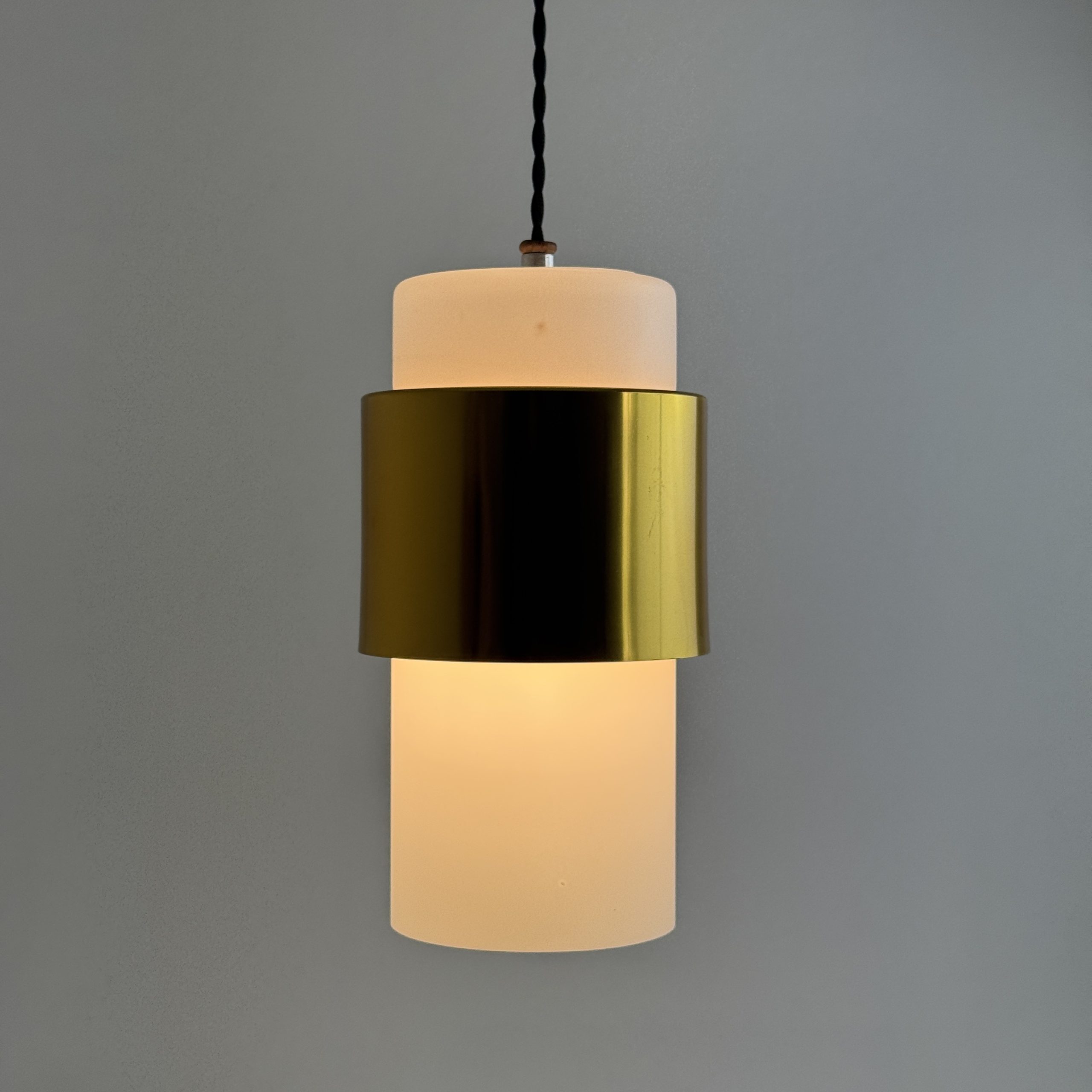 SUSPENSIONS EN OPALINE 1970 / ref : L2398