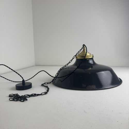 SUSPENSION D'ATELIER EMAILLEE 40 CM / ref : L2402
