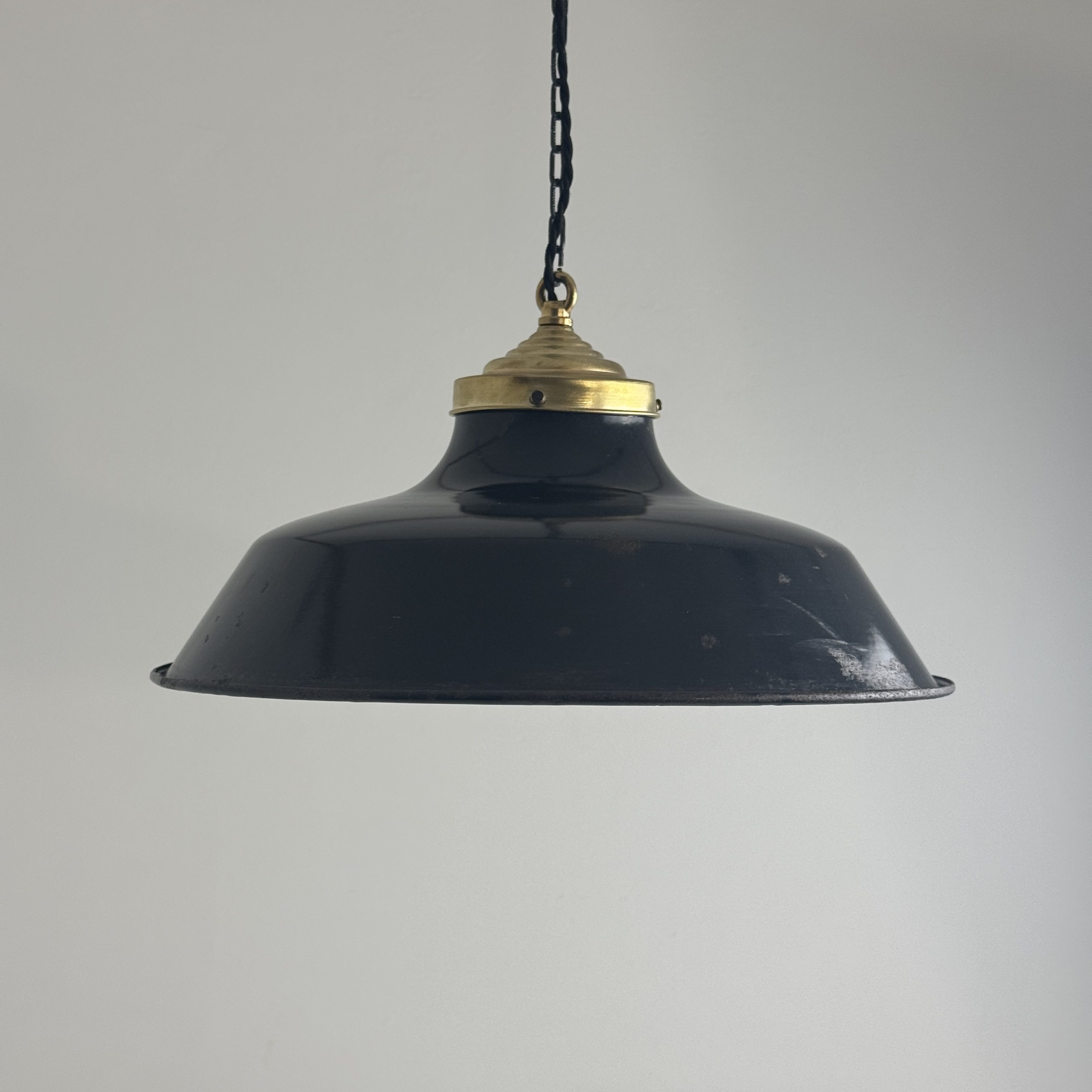 SUSPENSION D'ATELIER EMAILLEE 40 CM / ref : L2402