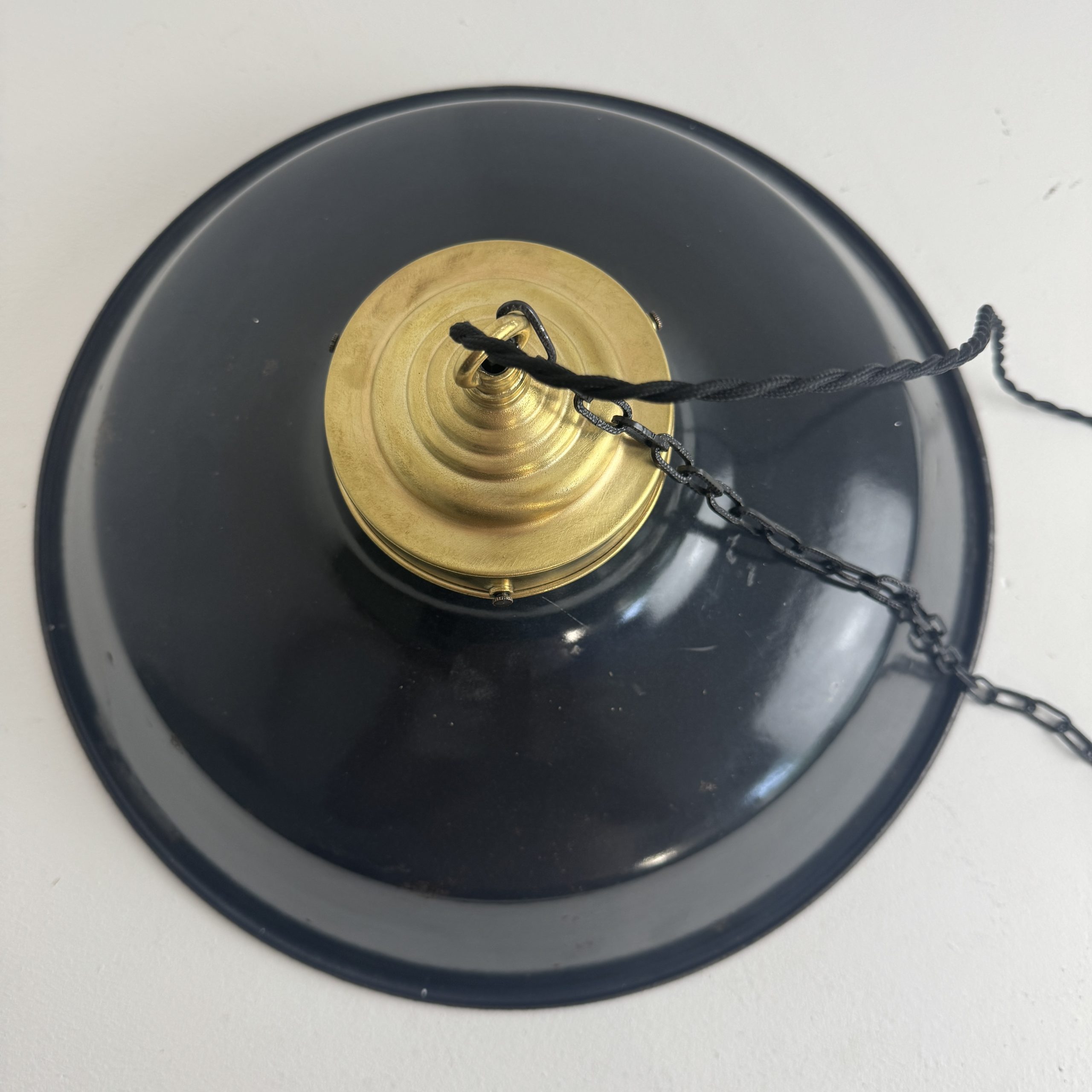 SUSPENSION D'ATELIER EMAILLEE 40 CM / ref : L2402