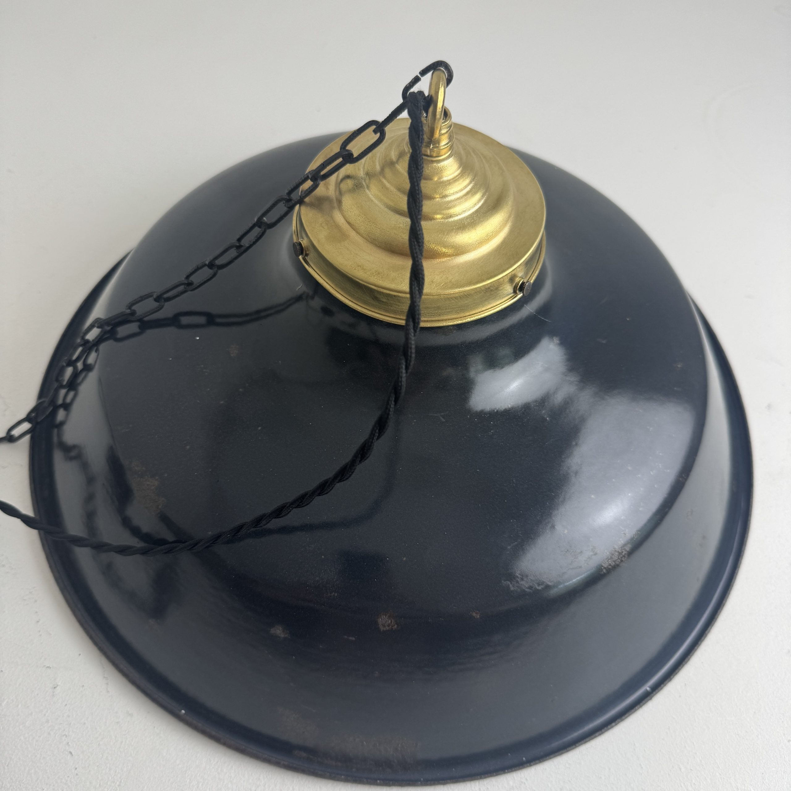 SUSPENSION D'ATELIER EMAILLEE 40 CM / ref : L2402