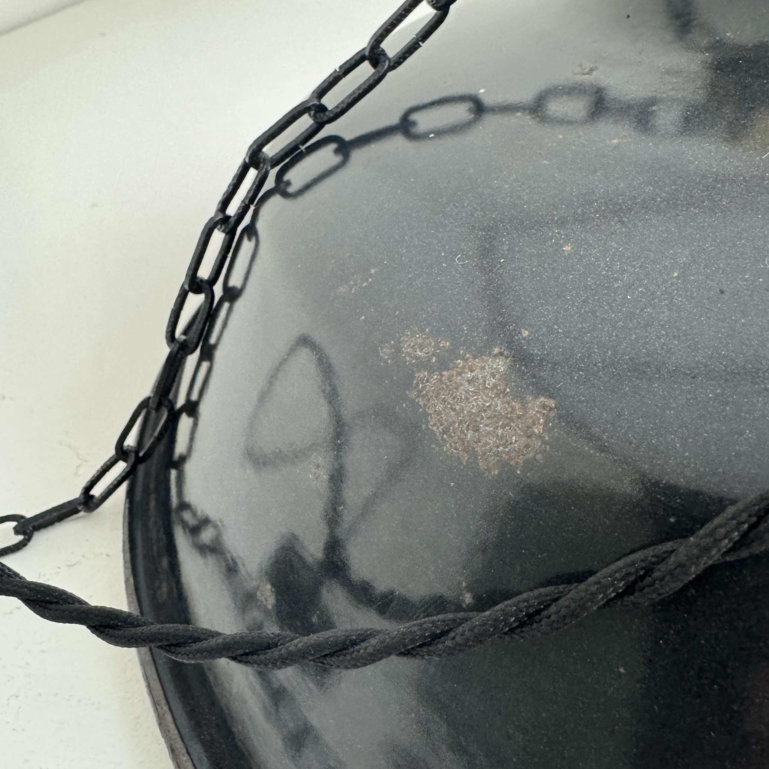 SUSPENSION D'ATELIER EMAILLEE 40 CM / ref : L2402